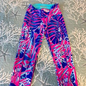VGUC Lilly Pulitzer Pink Crop Leggings - XS!